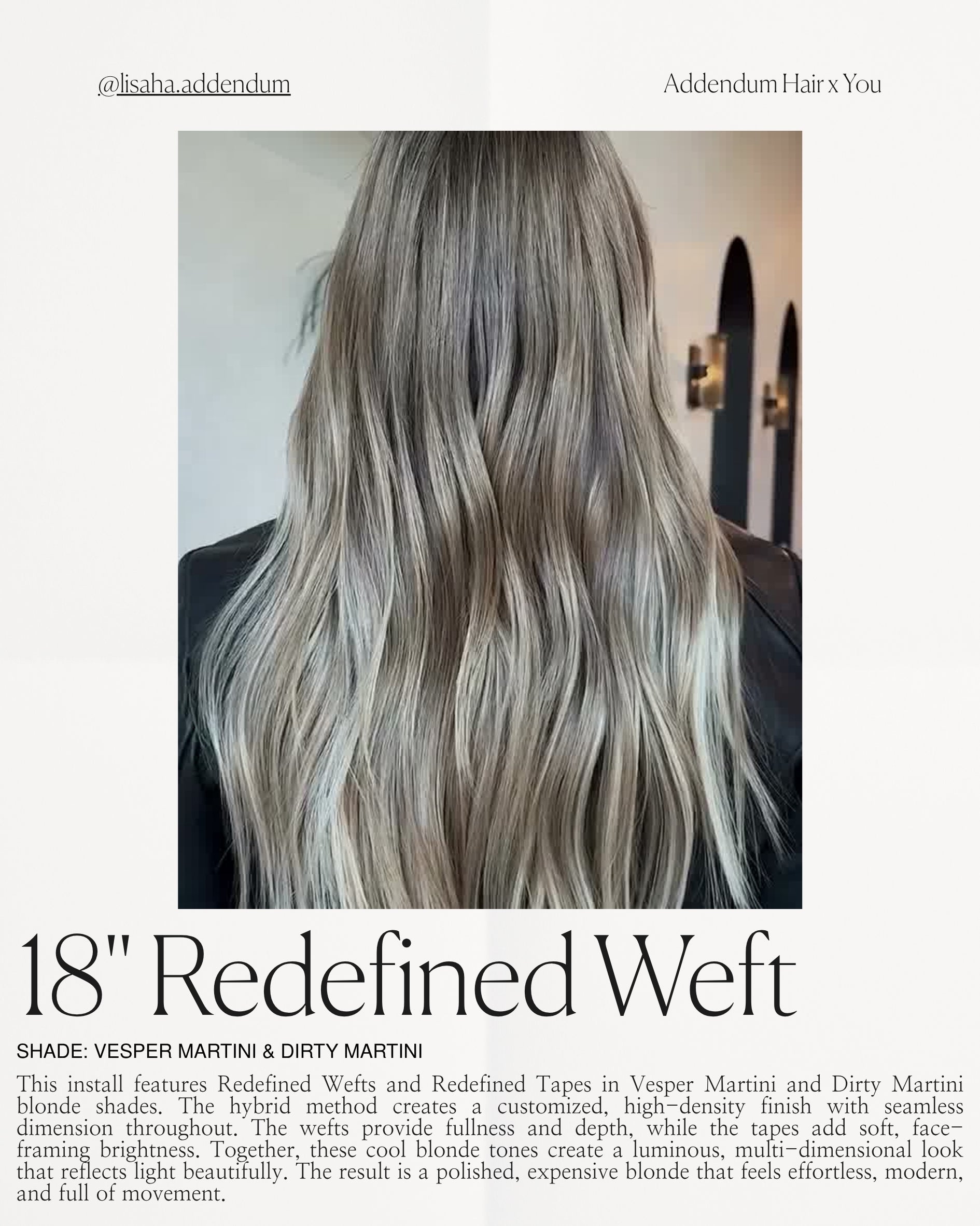 Vesper Martini - Redefined Weft